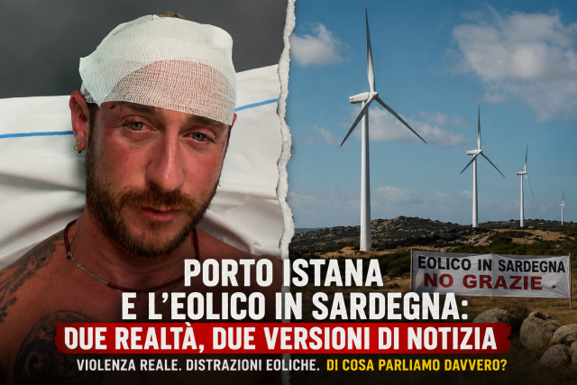 In sardegna tutti parlano di eolico, ma la violenza e l’odio diventano preponderanti
